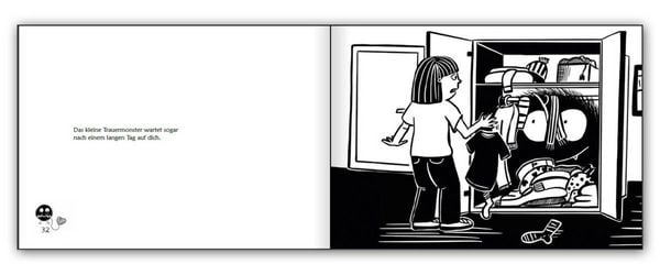 Produktbild: Das kleine Trauermonster - Trauerbew&auml;ltigung zum Mitmachen