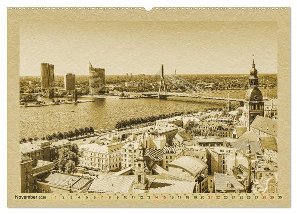 Produktbild: Das Baltikum - Ein Kalender im Zeitungsstil (Wandkalender 2026 DIN A2 quer), CALVENDO Monatskalender