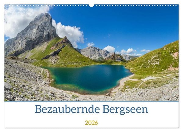 Produktbild: Bezaubernde Bergseen (Wandkalender 2026 DIN A2 quer), CALVENDO Monatskalender