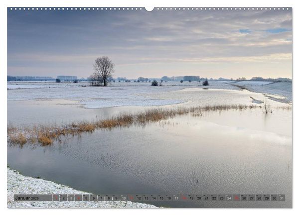Produktbild: Der Niederrhein im Wandel der Jahreszeiten (hochwertiger Premium Wandkalender 2026 DIN A2 quer), Kunstdruck in Hochglanz