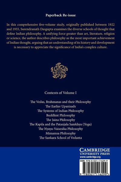 Produktbild: A History of Indian Philosophy