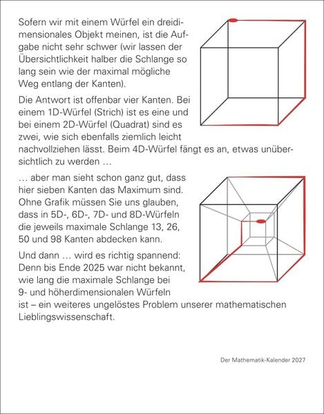 Produktbild: Der Mathematik-Kalender Tagesabrei&szlig;kalender 2027 - Nachts teile ich heimlich durch Null