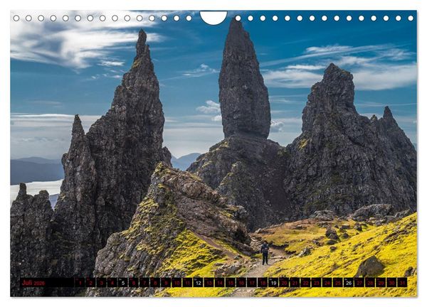 Produktbild: Raue Sch&ouml;nheit - Isle of Skye (Wandkalender 2026 DIN A4 quer), CALVENDO Monatskalender