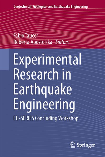 Produktbild: Experimental Research in Earthquake Engineering