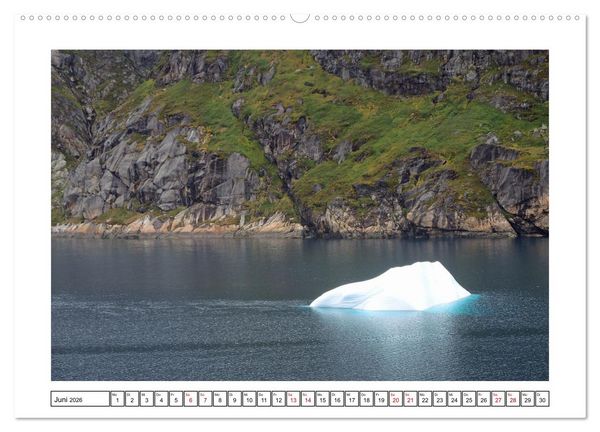 Produktbild: Gr&ouml;nland - eisige Landschaften im Prins Christian Sund (Wandkalender 2026 DIN A2 quer), CALVENDO Monatskalender