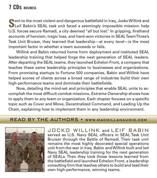 Produktbild: Extreme Ownership: How U.S. Navy Seals Lead and Win