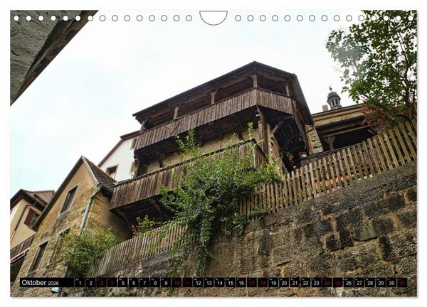 Produktbild: Rothenburg o.d. Tauber - Ansichten einer mittelalterlichen Stadt (Wandkalender 2026 DIN A4 quer), CALVENDO Monatskalender
