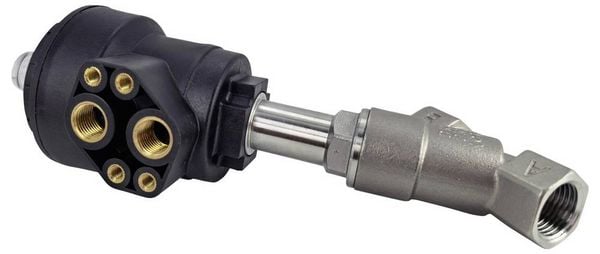 Produktbild: TRU COMPONENTS Luftgesteuertes Ventil TC-14215236 TC-TPV101PX1550NCS Geh&auml;usematerial Edelstahl Dichtungsmaterial PTFE 1 St.