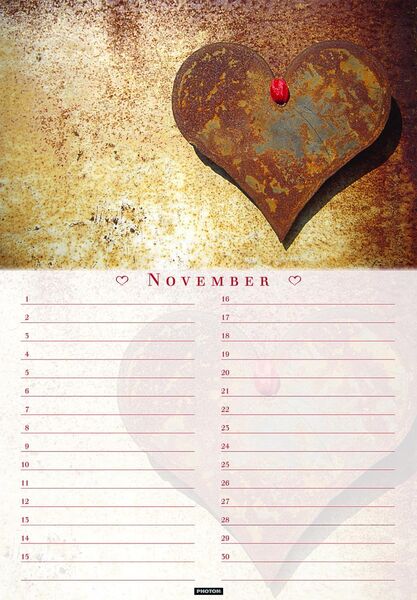 Produktbild: Herzlichst Geburtstagskalender
