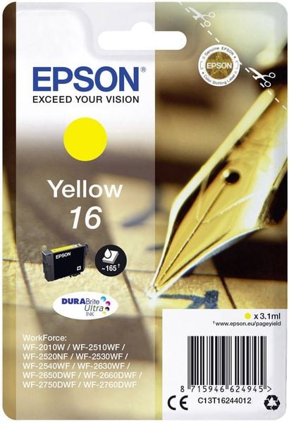 Epson Tintenpat. T162440 yel