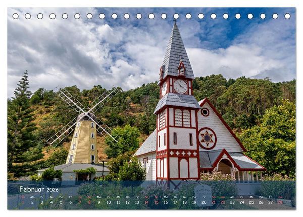 Produktbild: Traumorte entdecken: Neuseeland (Tischkalender 2026 DIN A5 quer), CALVENDO Monatskalender