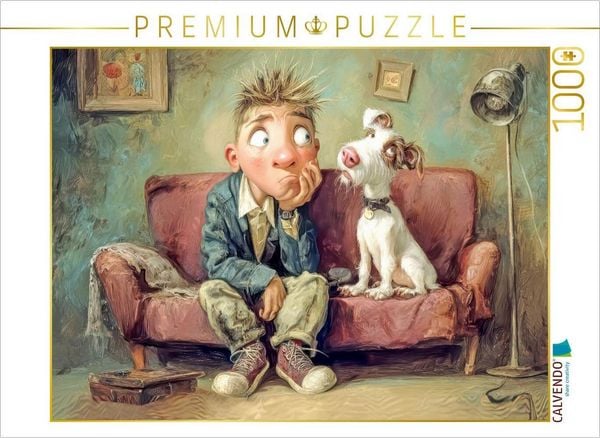 Produktbild: CALVENDO Puzzle Am&uuml;sante Karikaturen | 1000 Teile Lege-Gr&ouml;&szlig;e 64x48cm Foto-Puzzle f&uuml;r gl&uuml;ckliche Stunden