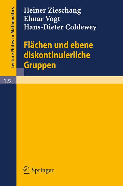 Produktbild: Fl&auml;chen und ebene diskontinuierliche Gruppen