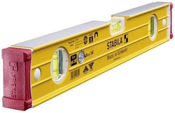 Produktbild: Stabila Type 96-2 M, 40cm 15852 Leichtmetall-Wasserwaage 40cm 0.5 mm/m