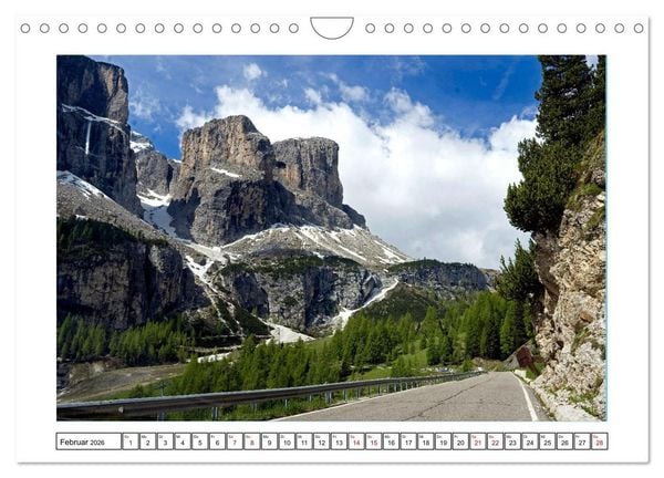 Produktbild: S&uuml;dtirol - Das Gadertal und seine Naturparks (Wandkalender 2026 DIN A4 quer), CALVENDO Monatskalender