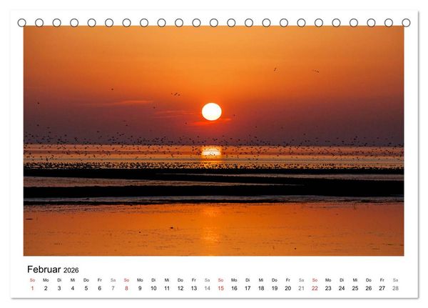 Produktbild: Ostfriesland - Tour (Tischkalender 2026 DIN A5 quer), CALVENDO Monatskalender