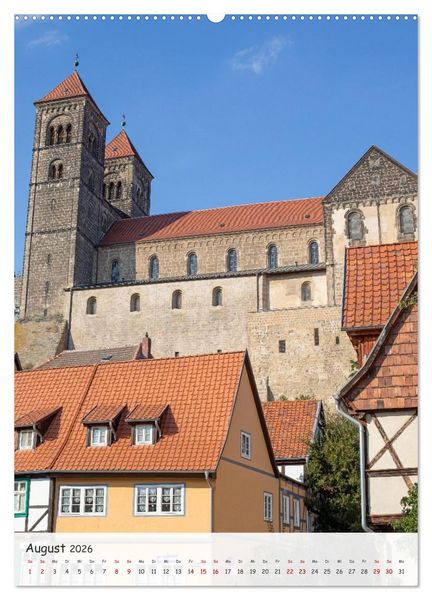 Produktbild: Quedlinburg - Welterbestadt und Tor zum Harz (hochwertiger Premium Wandkalender 2026 DIN A2 hoch), Kunstdruck in Hochglanz