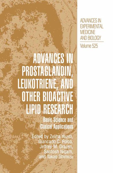 Produktbild: Advances in Prostaglandin, Leukotriene, and other Bioactive Lipid Research