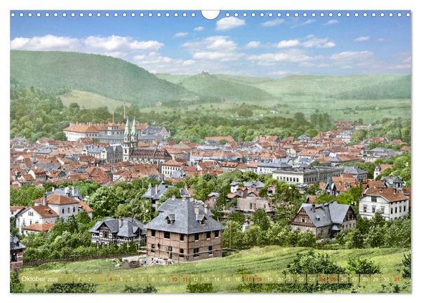 Produktbild: Th&uuml;ringen um das Jahr 1900 &ndash; Fotos neu restauriert und detailcoloriert. (Wandkalender 2026 DIN A3 quer), CALVENDO Monatskalender