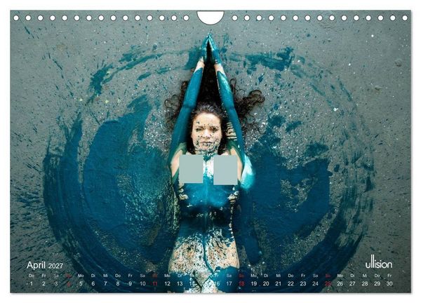 Produktbild: FARBSPIELE - Akt im Feuerwerk der Farben (Wandkalender 2027 DIN A4 quer), CALVENDO Monatskalender