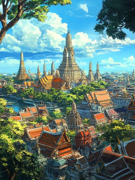 Produktbild: CALVENDO Puzzle Wat Arun in Bangkok Thailand | 1000 Teile Lege-Gr&ouml;&szlig;e 64x48cm Foto-Puzzle f&uuml;r gl&uuml;ckliche Stunden