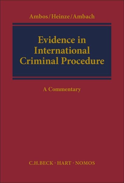 Produktbild: Evidence in International Criminal Procedure