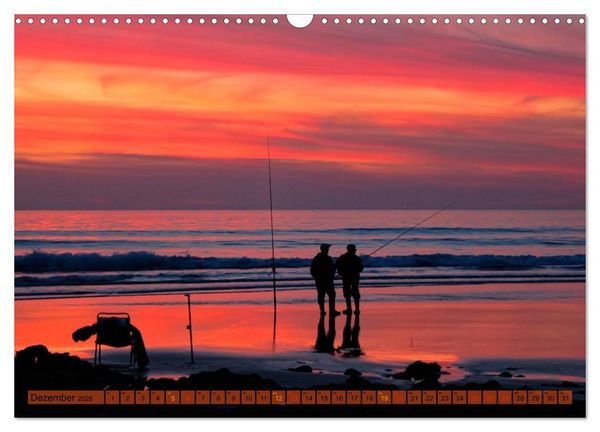 Produktbild: Ruhig werden - Angeln (Wandkalender 2026 DIN A3 quer), CALVENDO Monatskalender