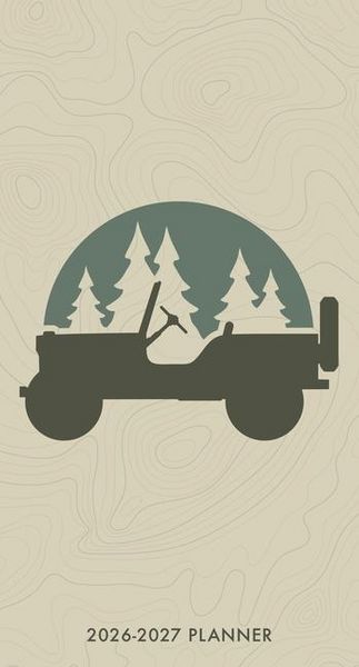 Produktbild: Jeep 2-Year 2026-27 3.5 X 6.5 Monthly Pocket Planner