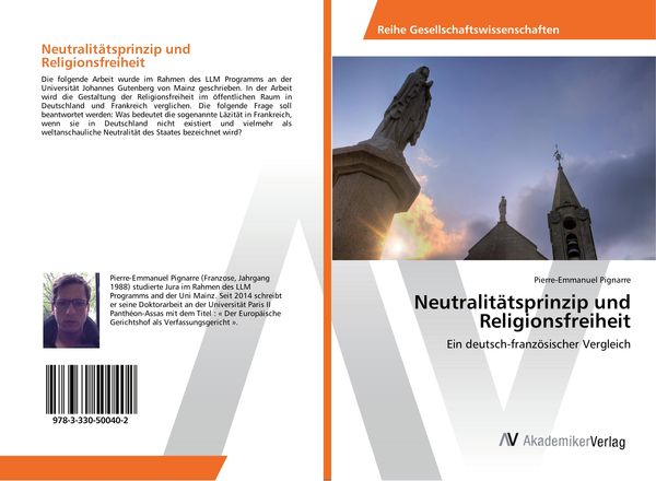 Neutralitätsprinzip und Religionsfreiheit, Taschenbuch von Pierre-Emmanuel Pignarre, AV Akademikerverlag, 9783330500402