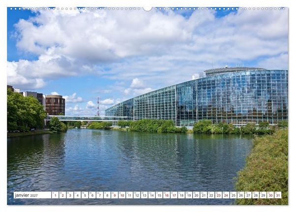 Produktbild: Strasbourg - Ville d'histoire et de charme au c&oelig;ur de l'Europe (Calendrier mural haut de gamme 2027 DIN A2 vertical), CALVENDO calendrier mensuel