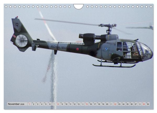 Produktbild: Semiscale-Modellhubschrauber (Wandkalender 2026 DIN A4 quer), CALVENDO Monatskalender