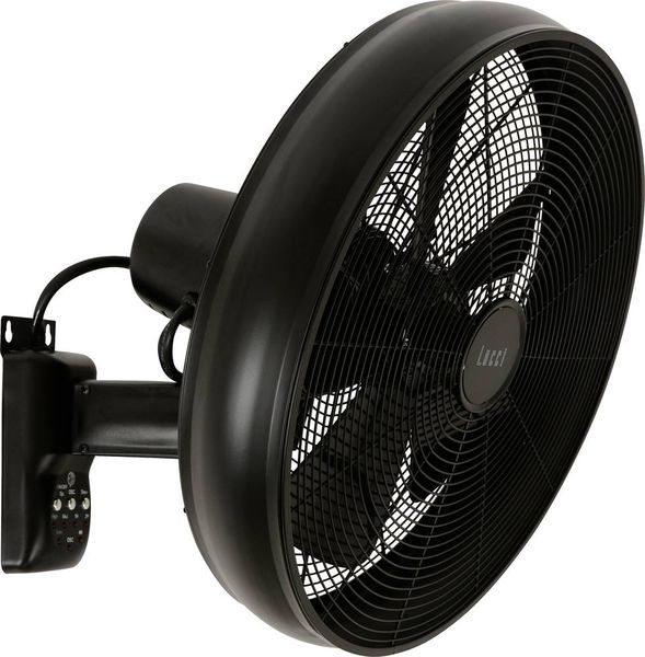 Lucci AIR BK Wandventilator 50W (Ø) 410mm Schwarz