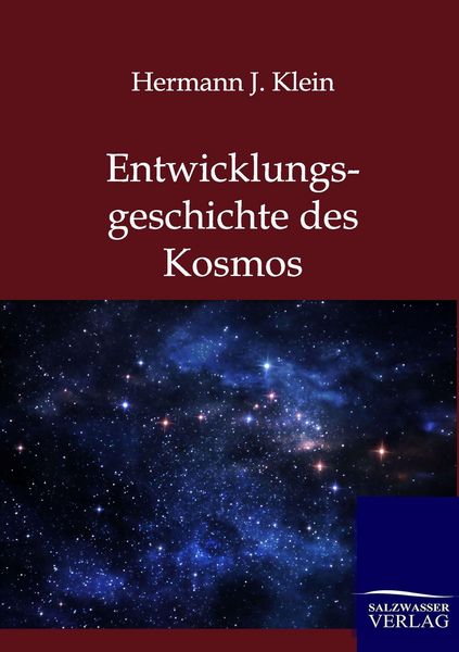 Produktbild: Entwicklungsgeschichte des Kosmos