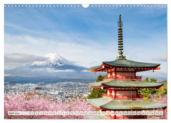 Produktbild: JAPAN Reise durch Zeit und Sch&ouml;nheit (Wandkalender 2026 DIN A3 quer), CALVENDO Monatskalender