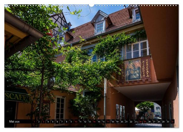 Produktbild: Schwetzinger Stadtansichten (hochwertiger Premium Wandkalender 2026 DIN A2 quer), Kunstdruck in Hochglanz