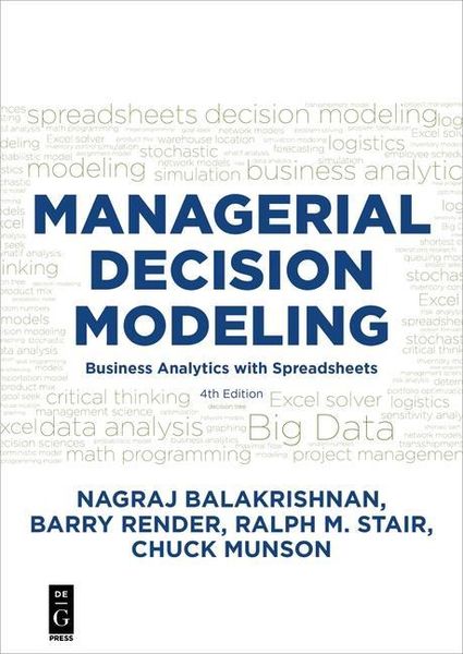 Produktbild: Managerial Decision Modeling