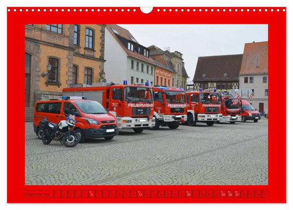 Produktbild: Einsatzfahrzeuge aus Sachsen und Sachsen-Anhalt (Wandkalender 2026 DIN A3 quer), CALVENDO Monatskalender