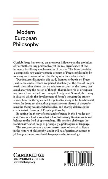 Produktbild: Frege's Theory of Sense and Reference