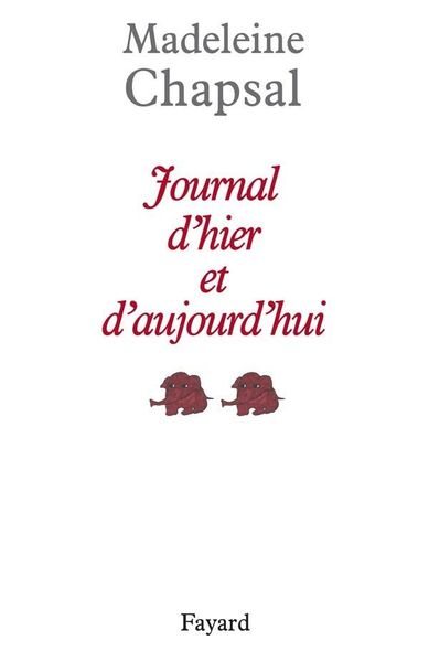 Produktbild: Journal d'hier et d'aujourd'hui