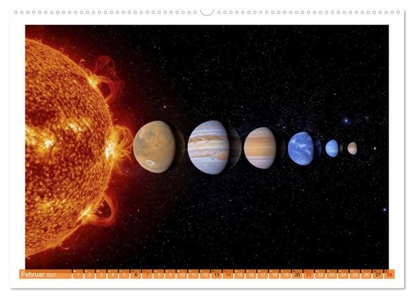 Produktbild: Im Weltall ist Stille (hochwertiger Premium Wandkalender 2027 DIN A2 quer), Kunstdruck in Hochglanz