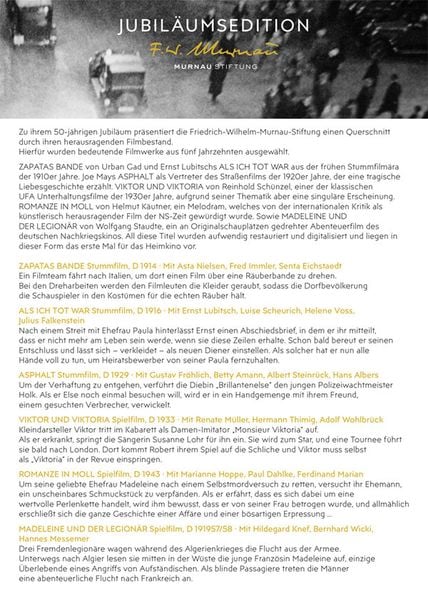 Produktbild: 50 Jahre Murnau-Stiftung - Jubil&auml;umsedition [5 DVDs]