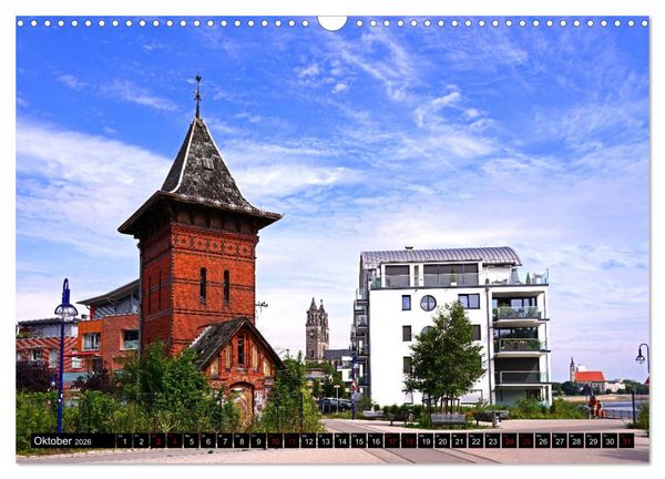 Produktbild: Magdeburger Ansichten (Wandkalender 2026 DIN A3 quer), CALVENDO Monatskalender