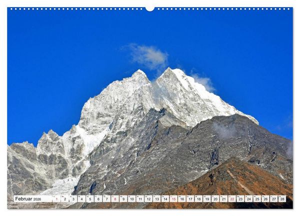 Produktbild: Grandioser Himalaya, Bergriesen in Nepal (hochwertiger Premium Wandkalender 2026 DIN A2 quer), Kunstdruck in Hochglanz