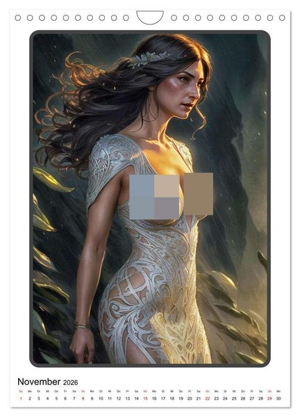 Produktbild: Modefantasien (Wandkalender 2026 DIN A4 hoch), CALVENDO Monatskalender