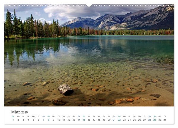 Produktbild: Reise durch Alberta und British Columbia (hochwertiger Premium Wandkalender 2026 DIN A2 quer), Kunstdruck in Hochglanz