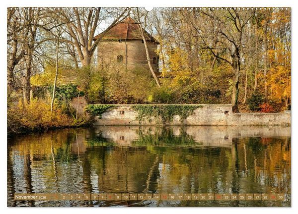 Produktbild: Augsburg - Stadt des Wassers zwischen Lech und Wertach (hochwertiger Premium Wandkalender 2026 DIN A2 quer), Kunstdruck in Hochglanz
