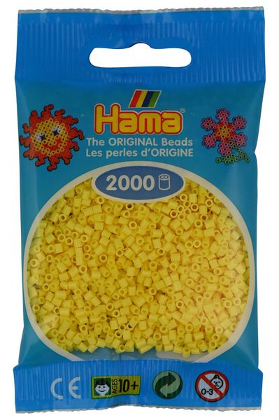 Produktbild: HAMA Mini-Perlen 2000 Stck. Hellgelb