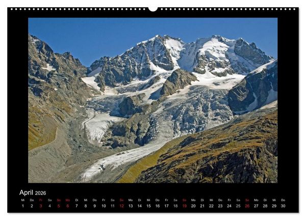 Produktbild: Oberengadin (hochwertiger Premium Wandkalender 2026 DIN A2 quer), Kunstdruck in Hochglanz