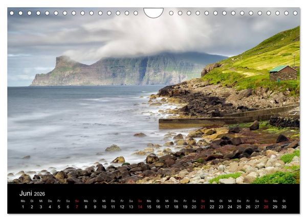 Produktbild: Wunderbare F&auml;r&ouml;er Inseln (Wandkalender 2026 DIN A4 quer), CALVENDO Monatskalender