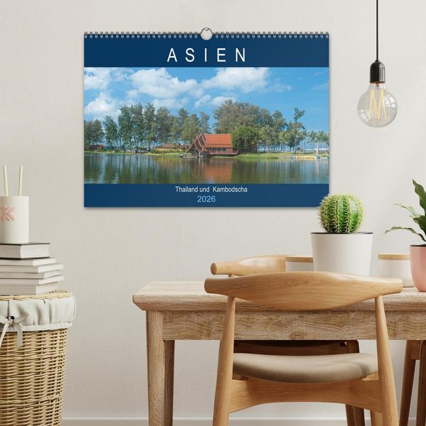 Produktbild: Asien - Thailand und Kambodscha (Wandkalender 2026 DIN A3 quer), CALVENDO Monatskalender